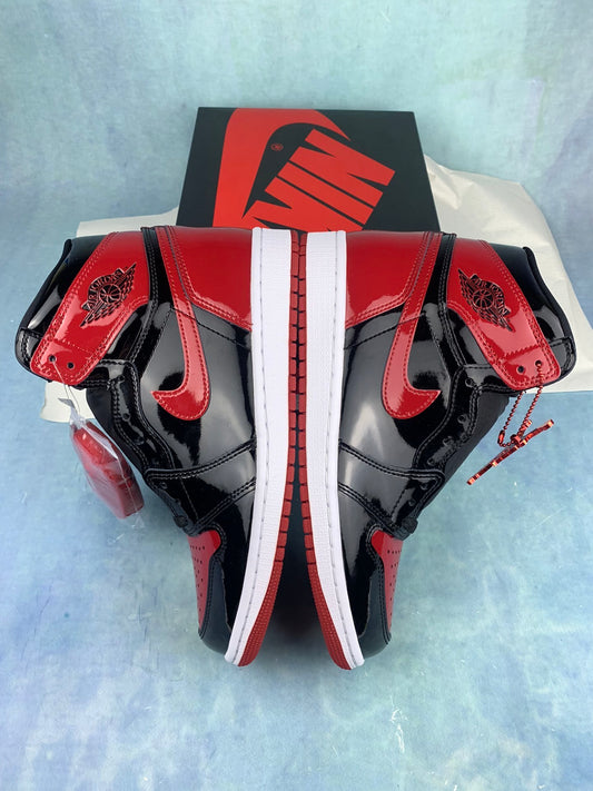 Air Jordan 1 Retro High OG Bred Patent