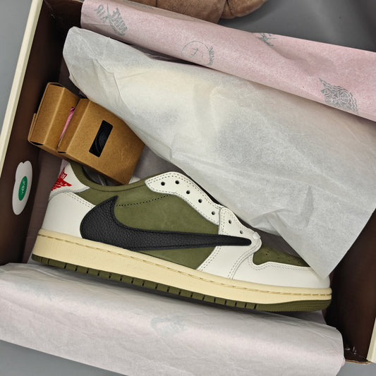 Nike Air Jordan 1 Retro Low OG SP Travis Scott Medium Olive