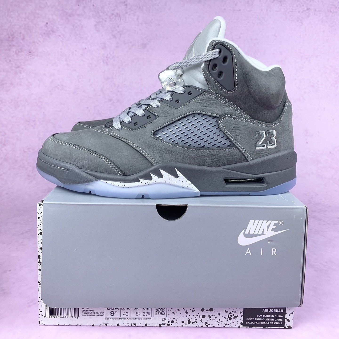 Nike Air Jordan 5 Retro Wolf Grey
