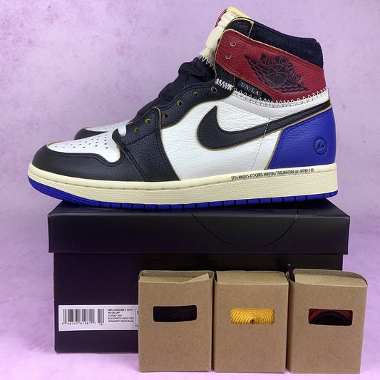 Nike Air Jordan 1 Retro High OG SP x Fragment x Union LA Varsity Red / Sport Royal