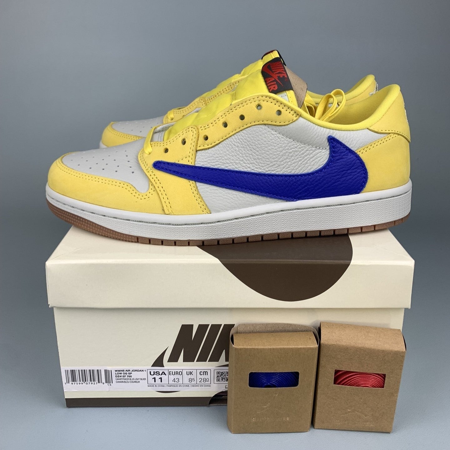 Nike Air Jordan 1 Low X Travis Scott Canary