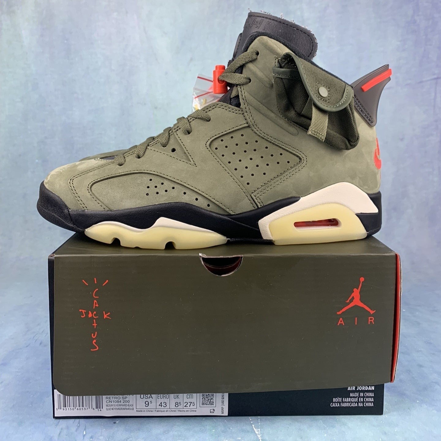 Nike Air Jordan 6 Retro x Travis Scott Medium Olive