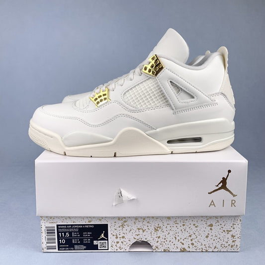 Nike Air Jordan 4 Retro Metallic Gold