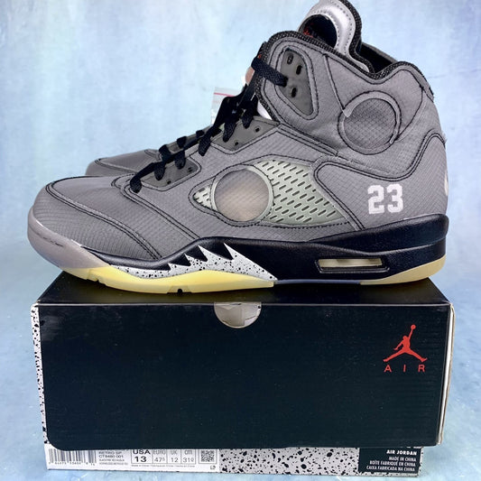 Nike Air Jordan 5 Retro x Off-White Black