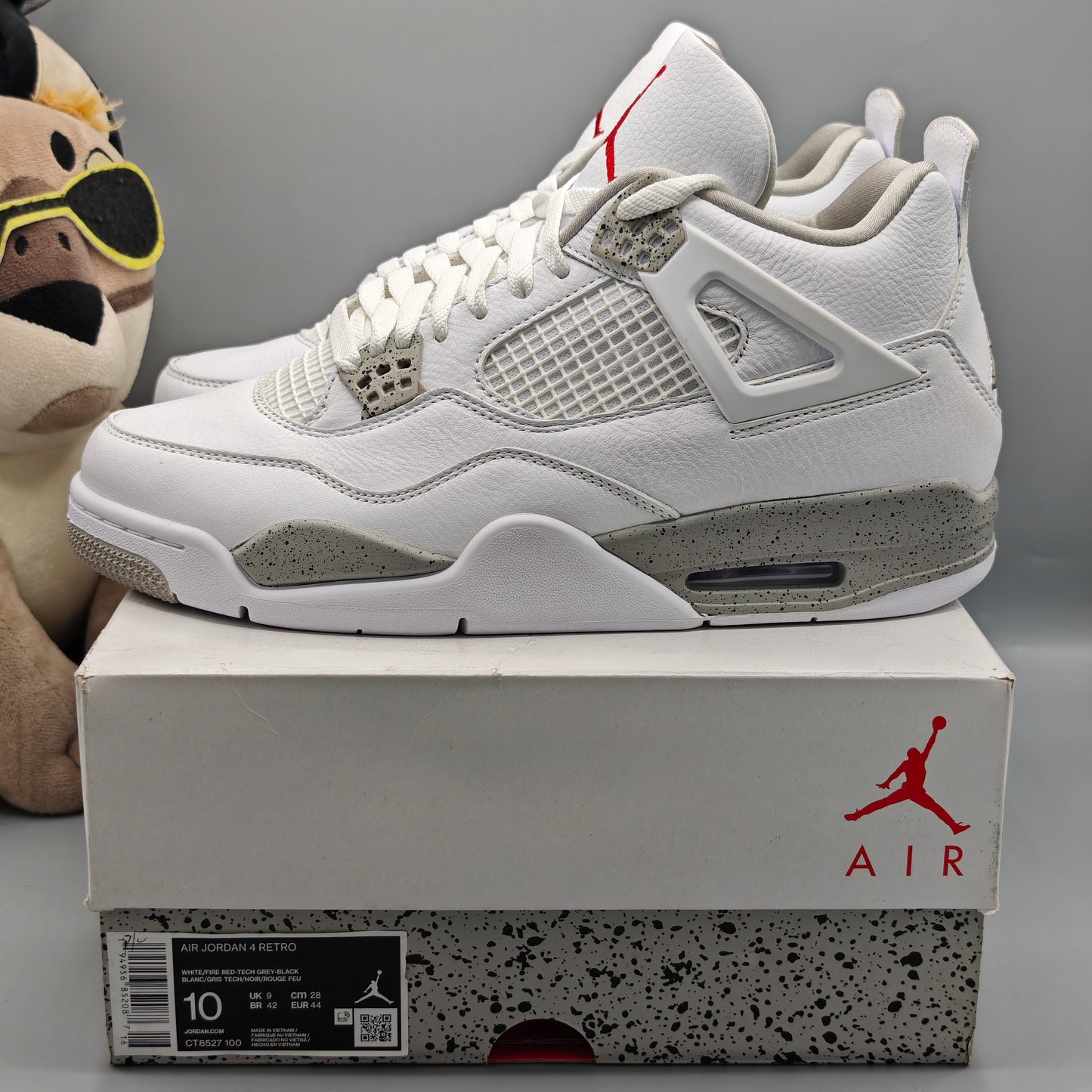 Nike Air Jordan 4 Retro White Oreo