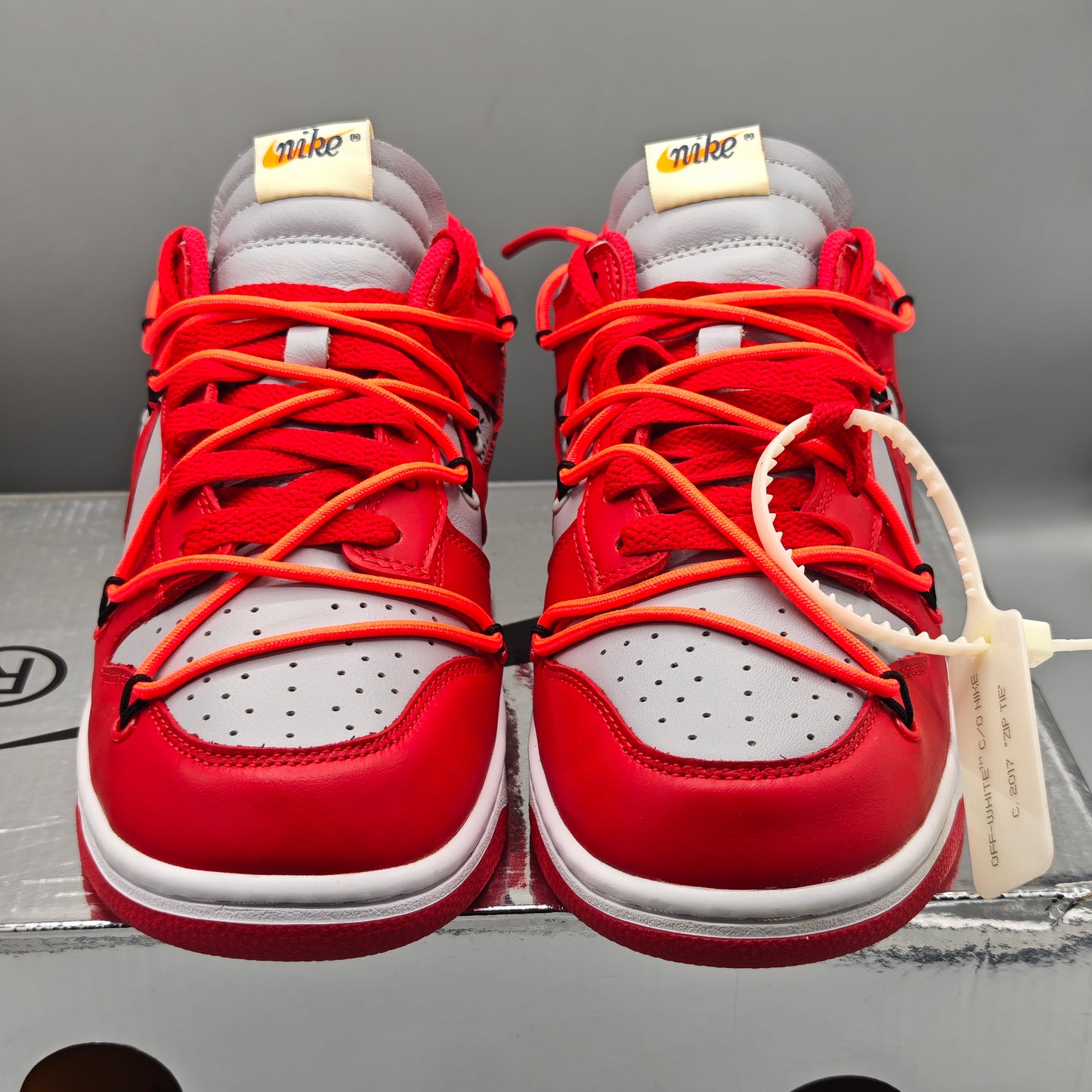 Nike Dunk Low x Off-White University Red