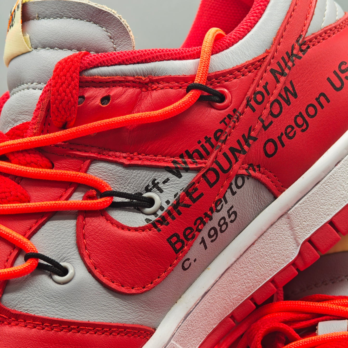 Nike Dunk Low x Off-White University Red