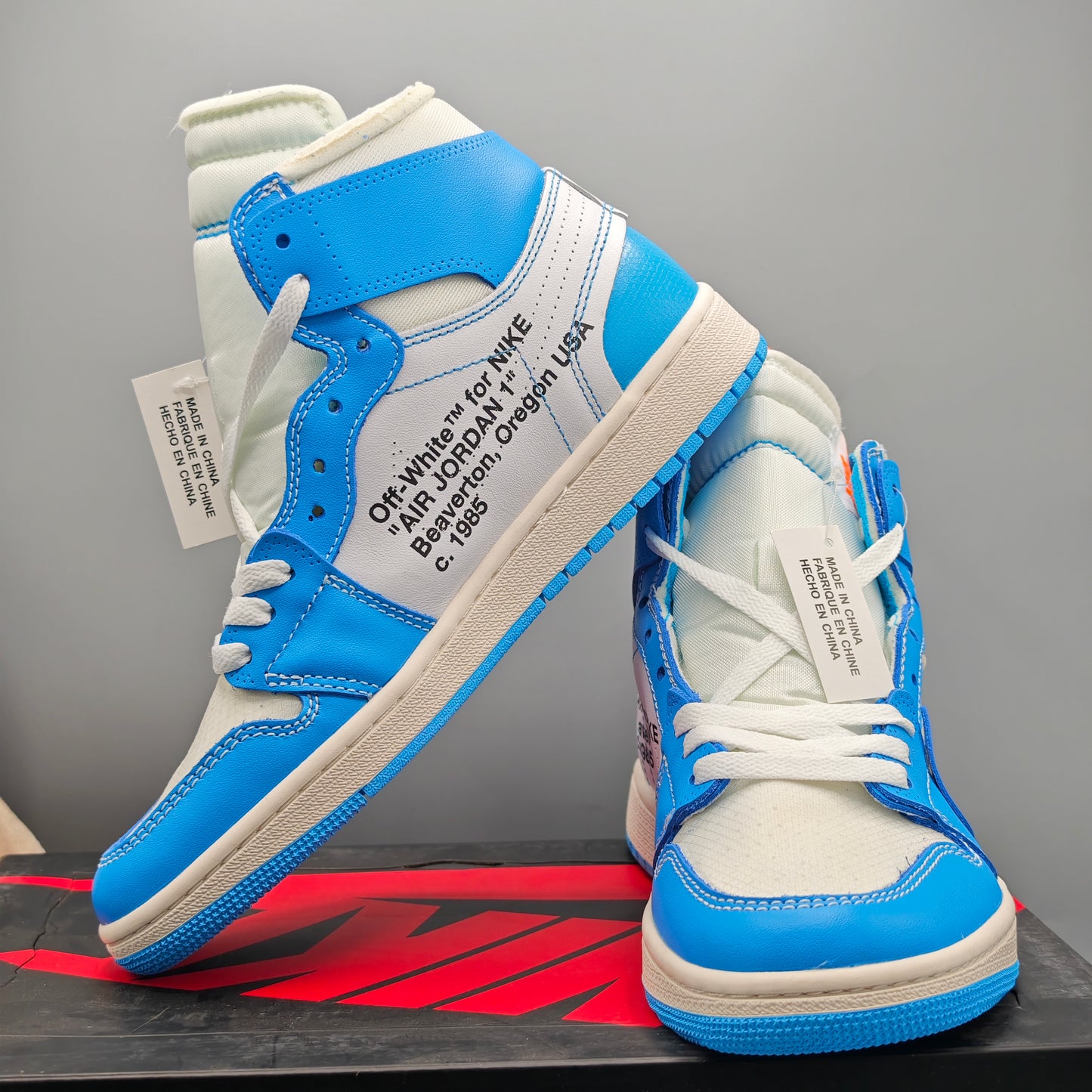 Nike Air Jordan 1 Retro High x Off-White UNC