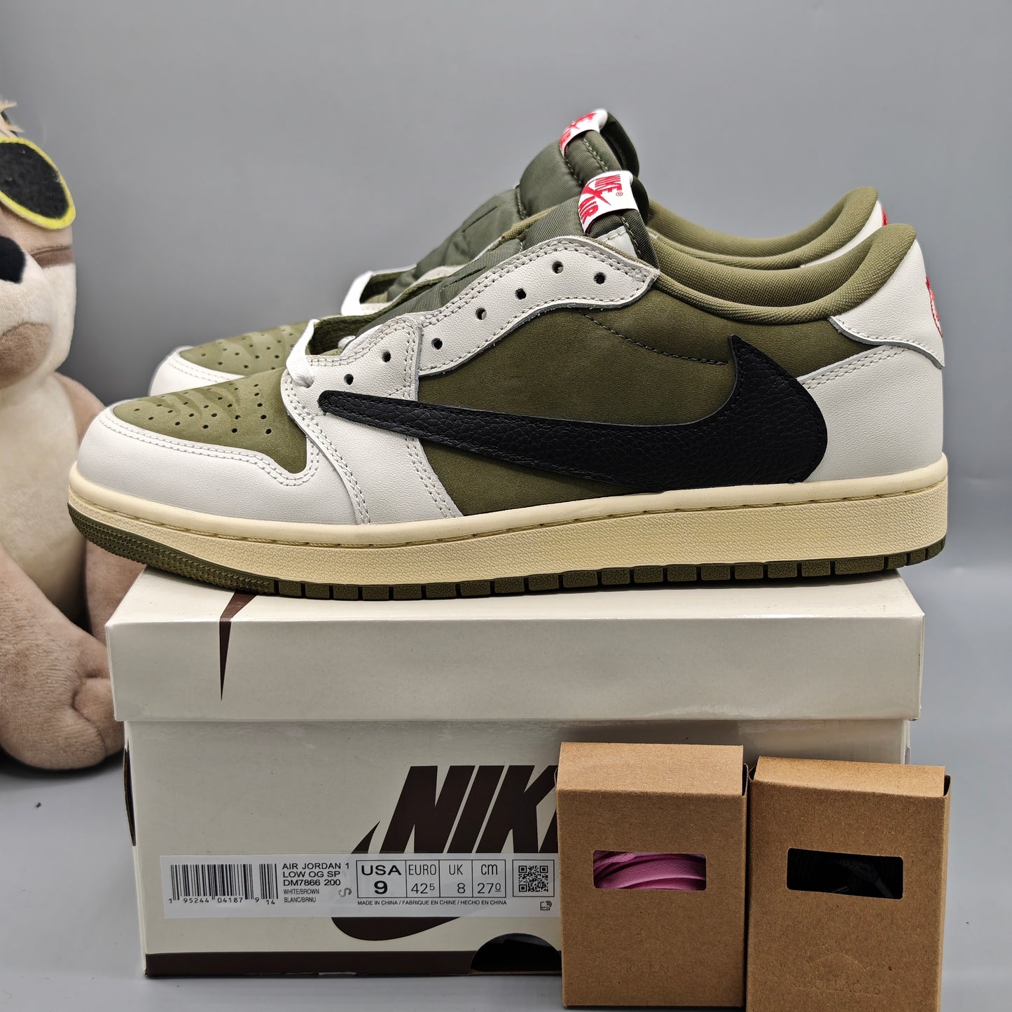 Nike Air Jordan 1 Retro Low OG SP Travis Scott Medium Olive