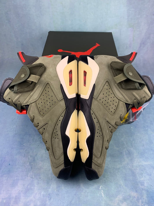 Nike Air Jordan 6 Retro x Travis Scott Medium Olive