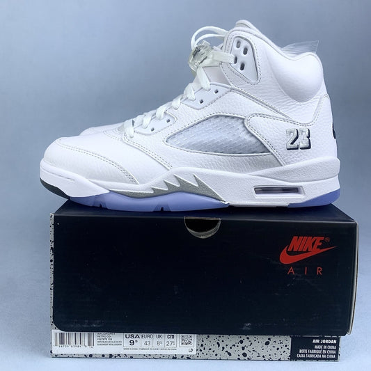 Nike Air Jordan 5 Retro White Metallic