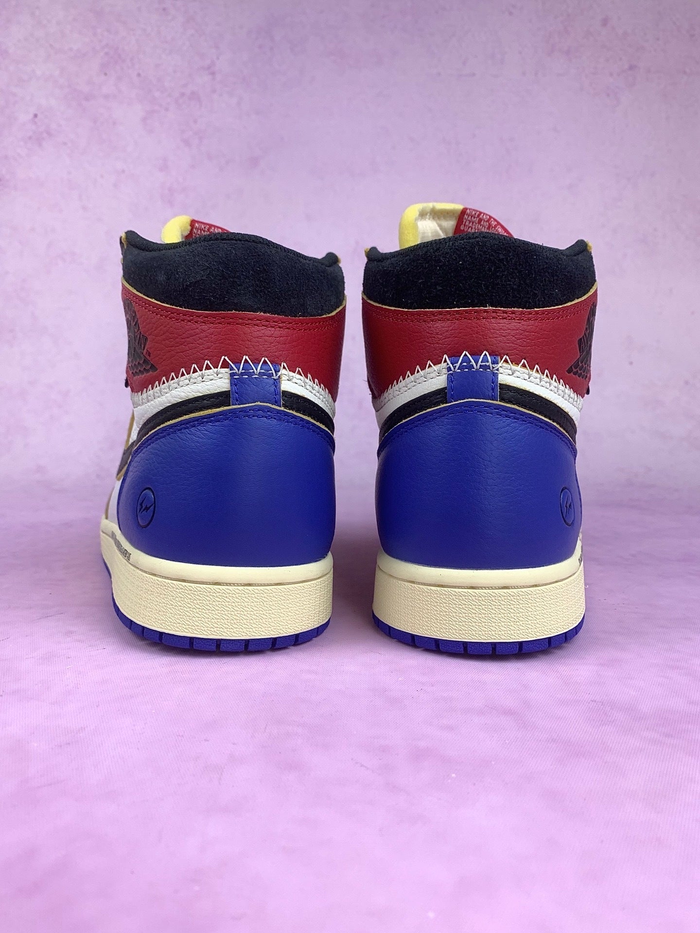 Nike Air Jordan 1 Retro High OG SP x Fragment x Union LA Varsity Red / Sport Royal