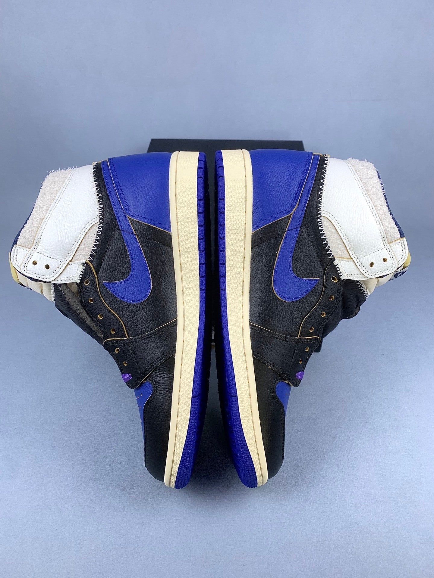 Nike Air Jordan 1 Retro High OG SP x Fragment x Union LA Black / Sport Royal